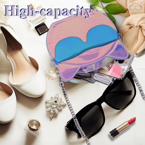 Cute Adjustable Purple Crossbody Bag for Women - Lightweight & Fashionable - Picture 4 of 5